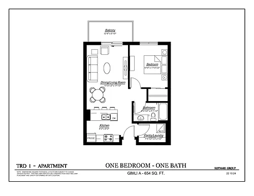 Floor plan Gimli A