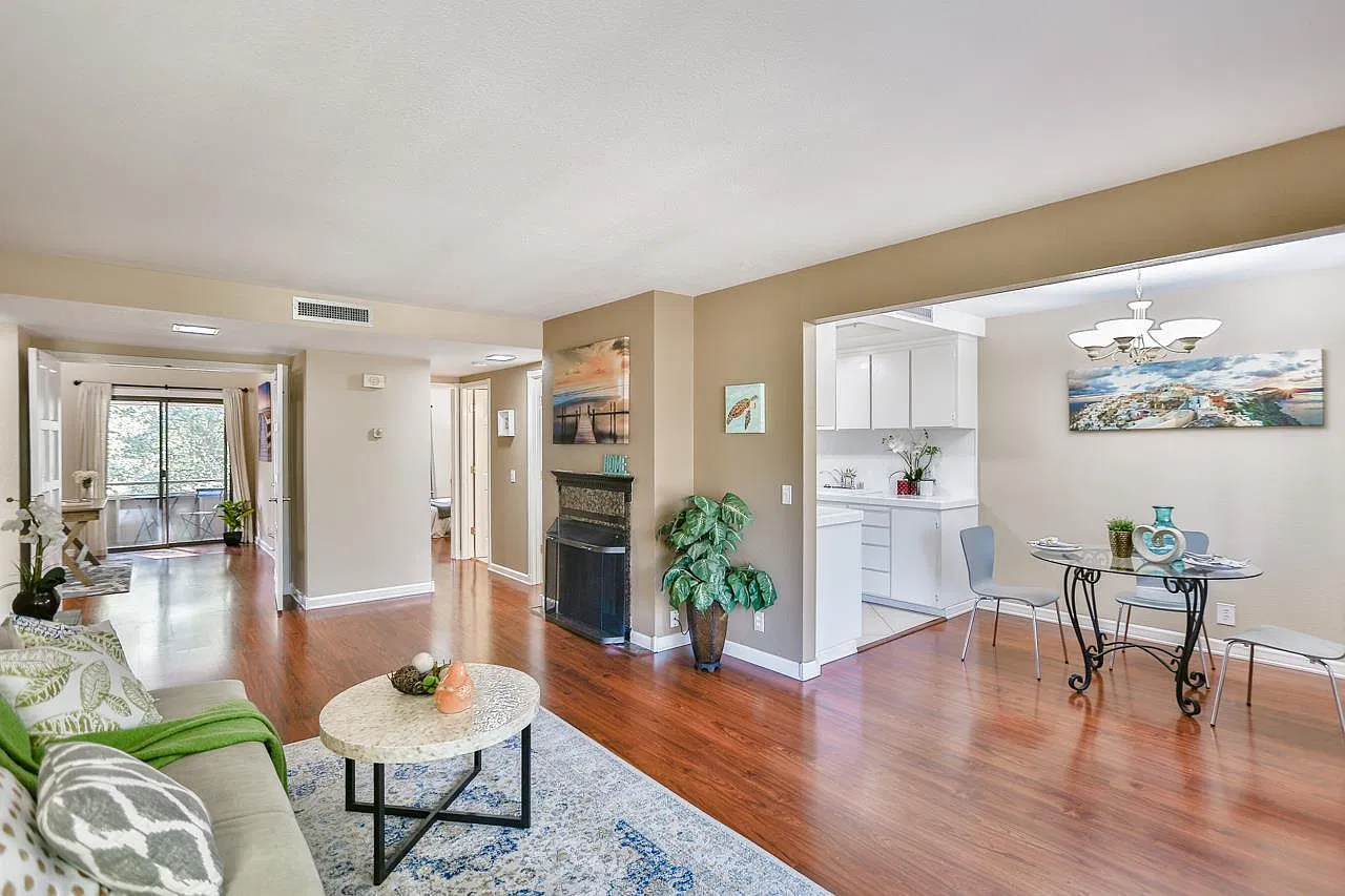 Living Room and Dining Area