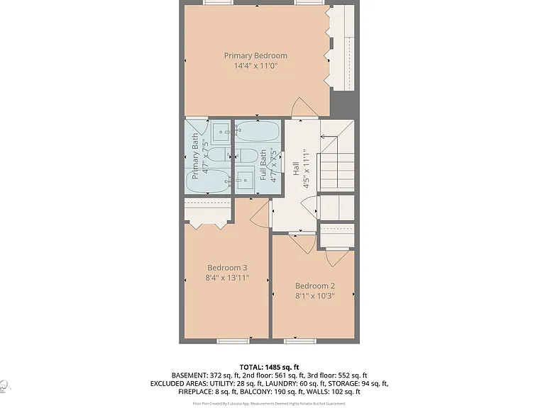 Floor Plan: Upper Level