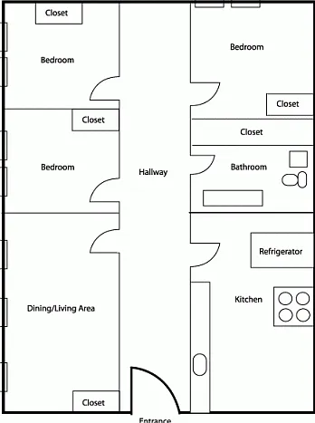 3BR/1BA Plus 3BR/1BA Plus