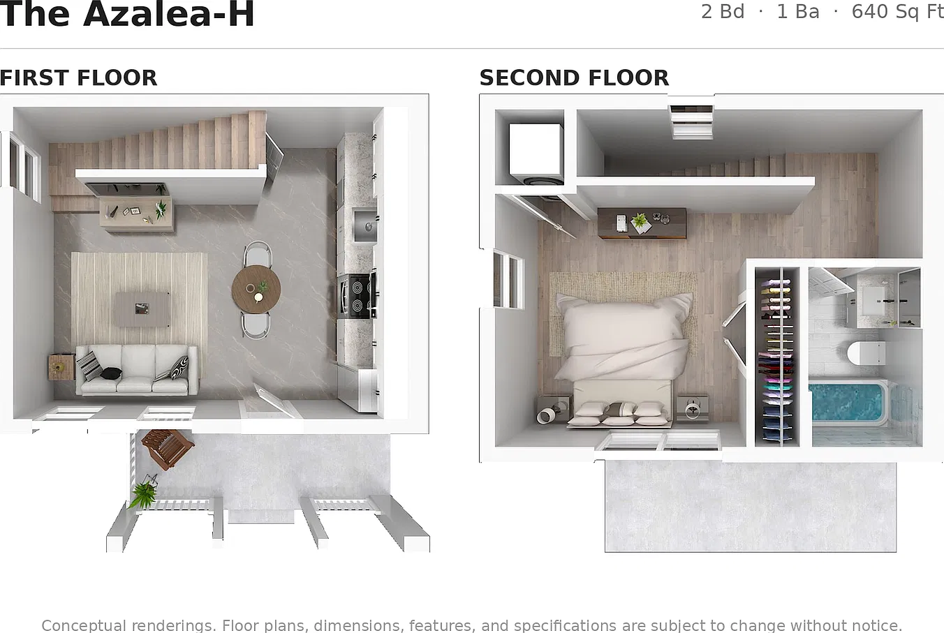 1BD/1BA Cottage at Belle Mont | Modern Finishes | Near Crosstown Concourse — Photo 2