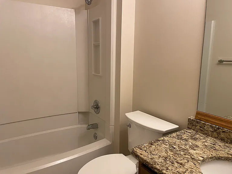 Hall bathroom.