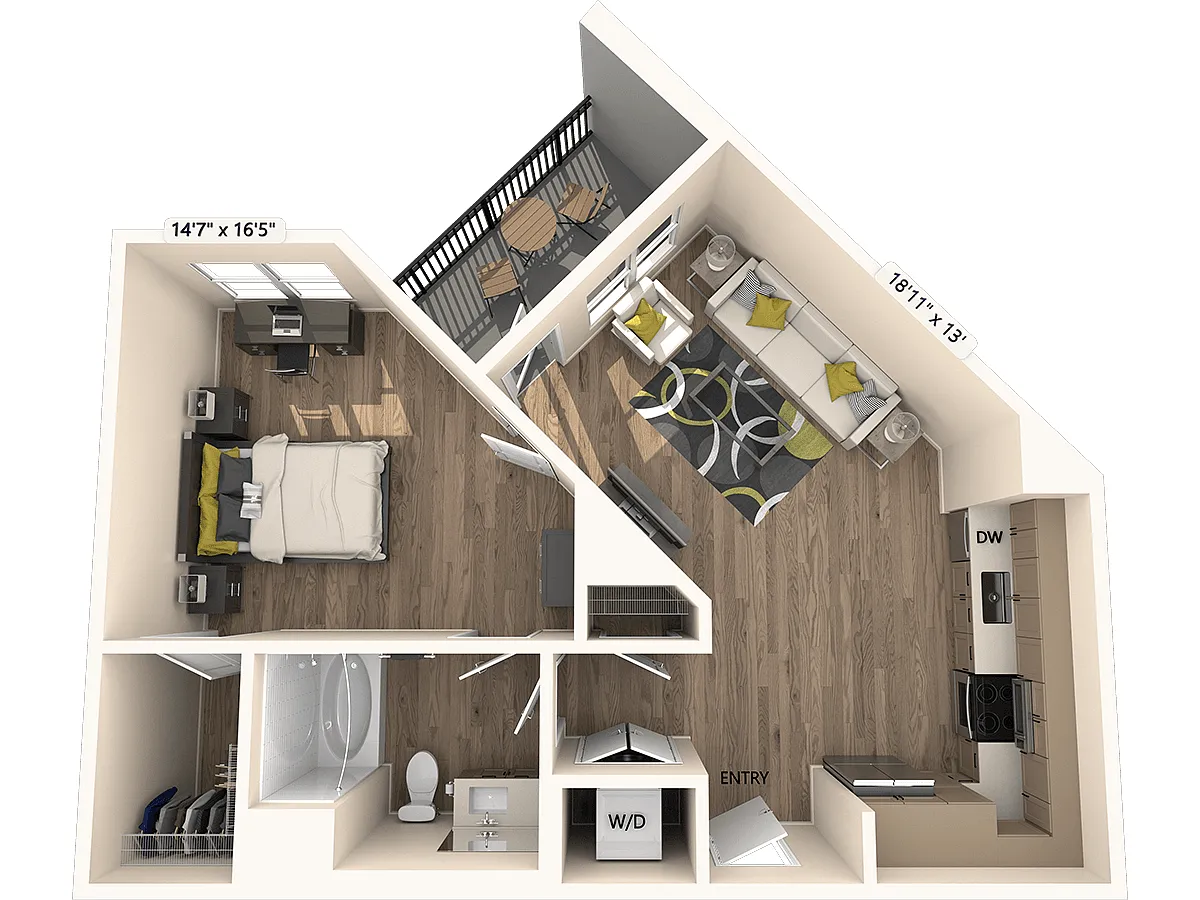 Floor plan A3-FinishII-763sf-3100