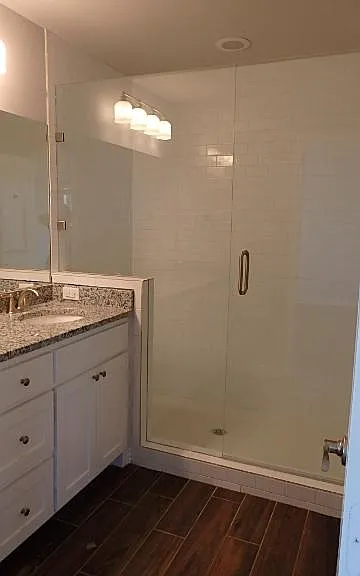 Master Bath with 6'3" x 3'9" Tiled Walk-In Shower