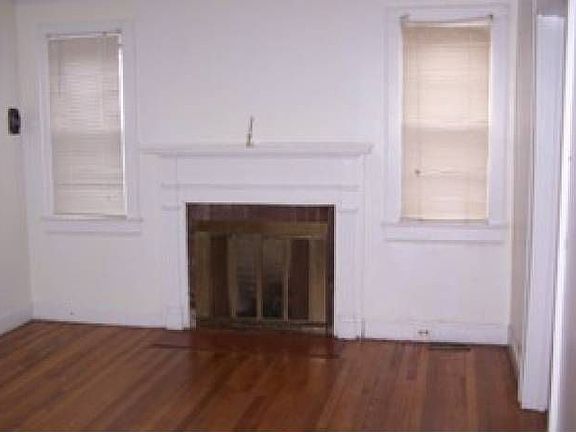 Den with fireplace