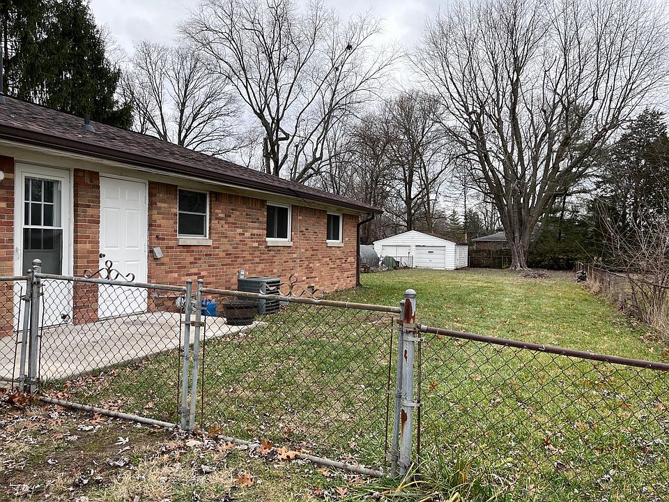 large fenced in back yard