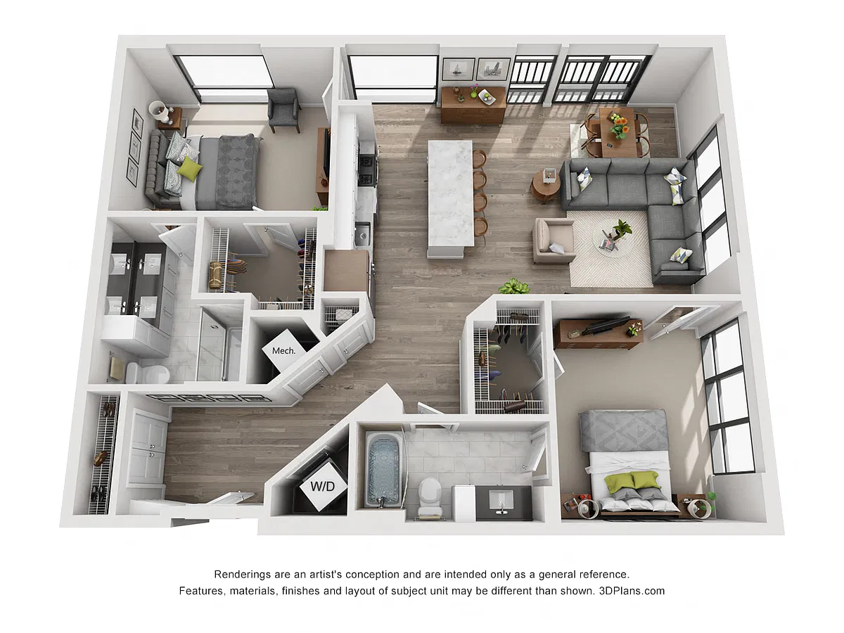 Floor plan 2C