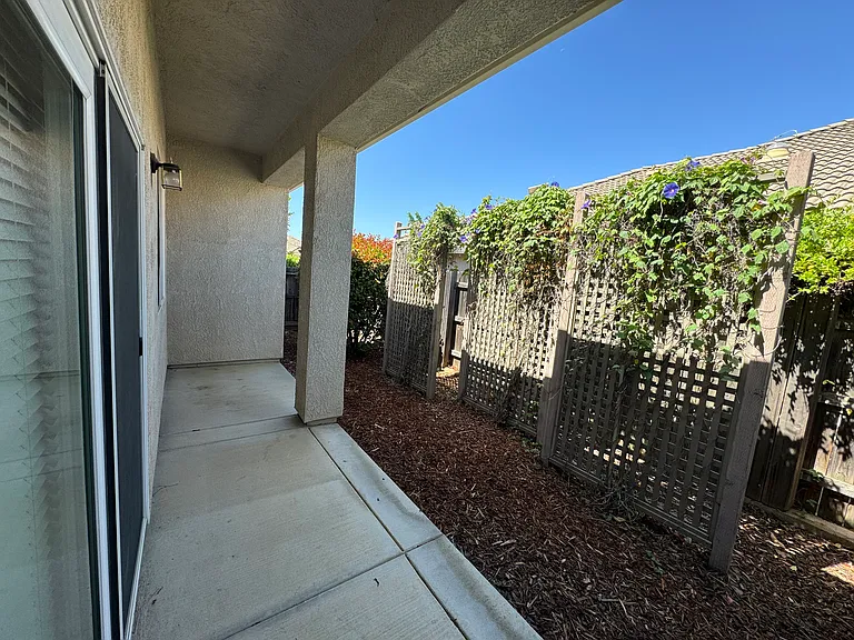 Private Patio off Dining Room
