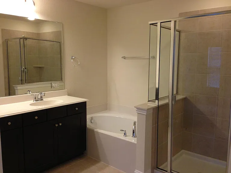 Master Bath - Shower, Tub and Double Vanity