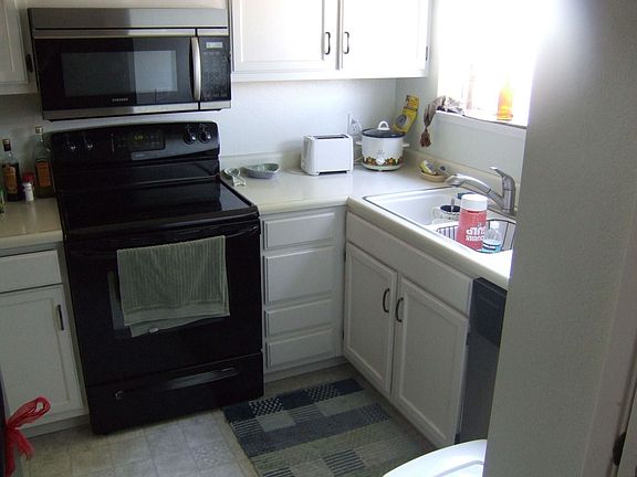 the kitchen