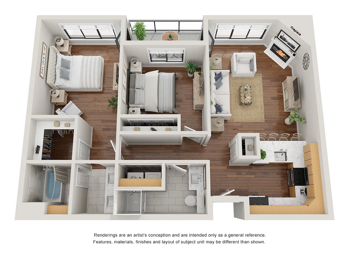 Floor plan 2X2