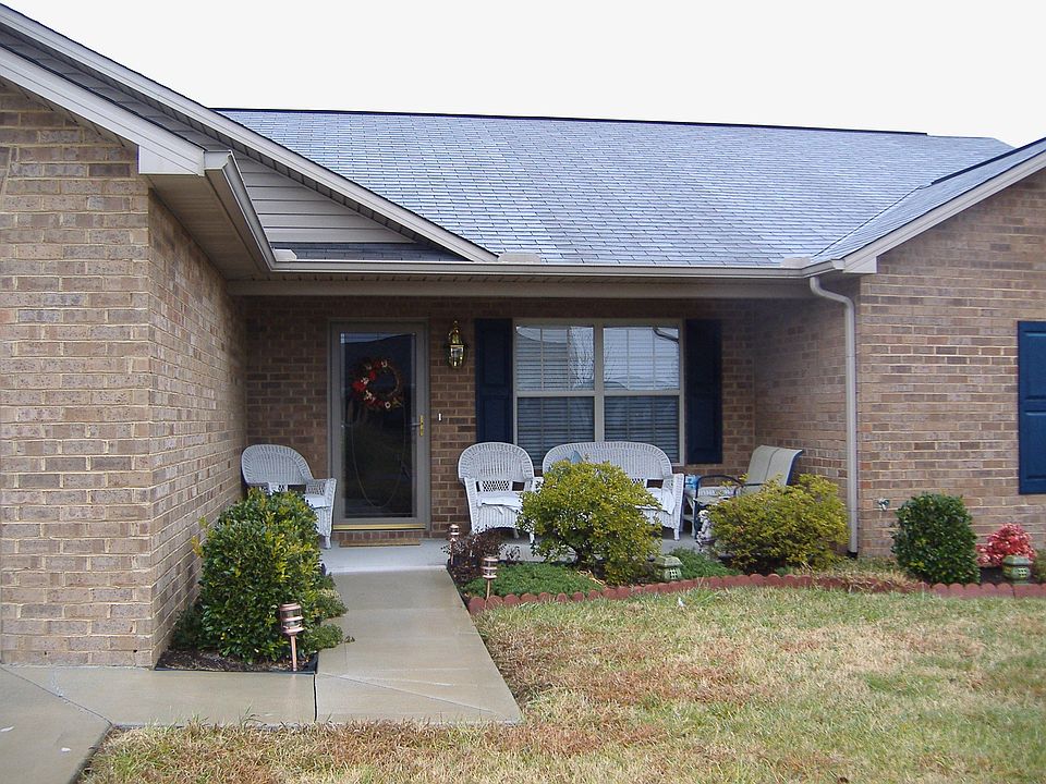No Steps Nice Covered Front Porch