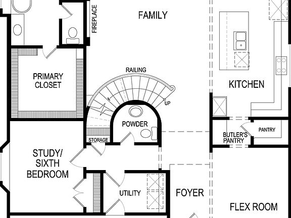 Columbia F First Floor Plan