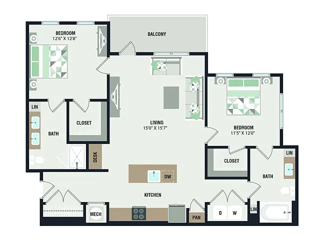 Floor plan B2
