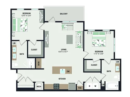 Floor plan B2