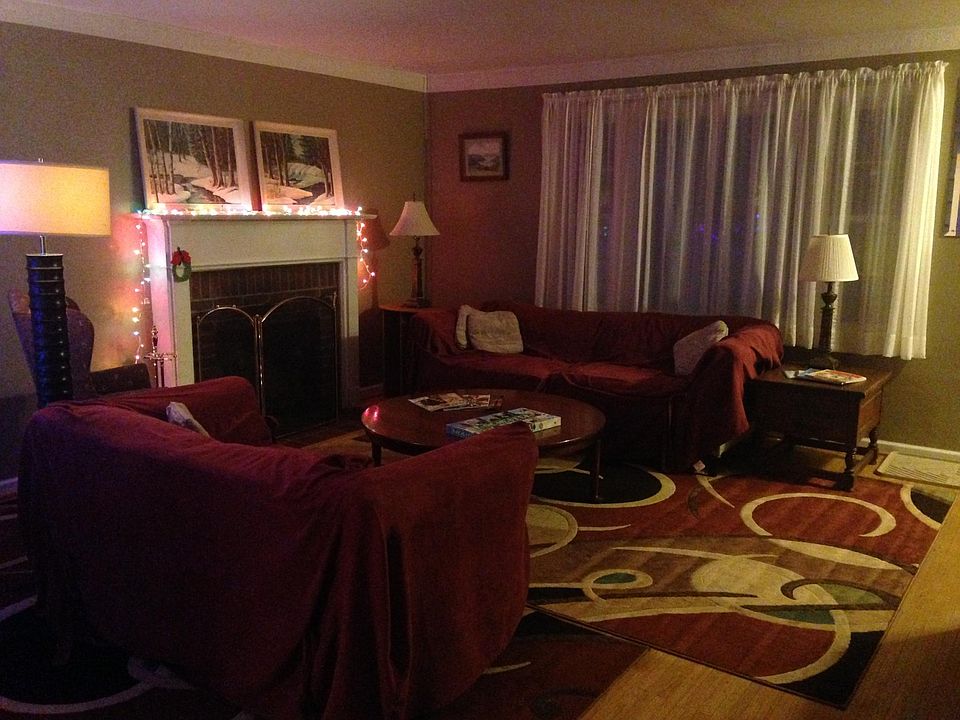 Livingroom with working fireplace