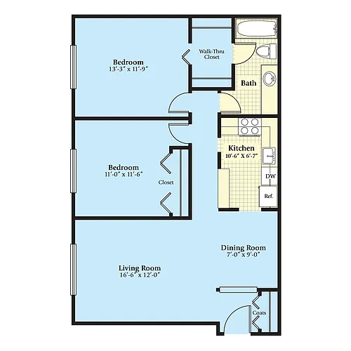 Floor plan The Bradford