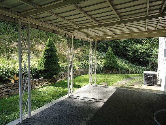 Private backyard