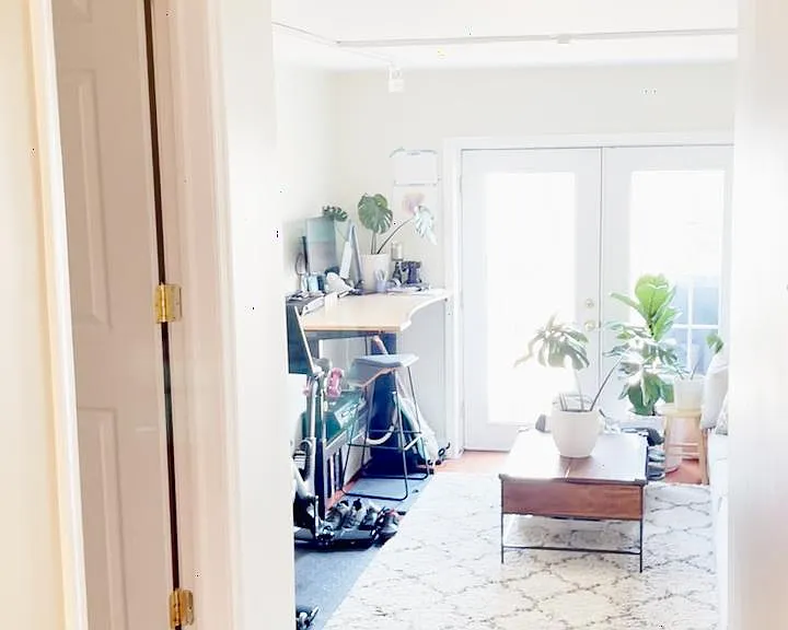 hallway into sunken den