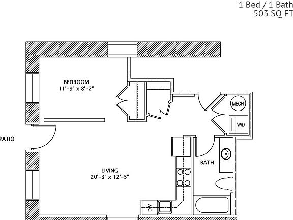 2nd image of 320 12th St #G1
