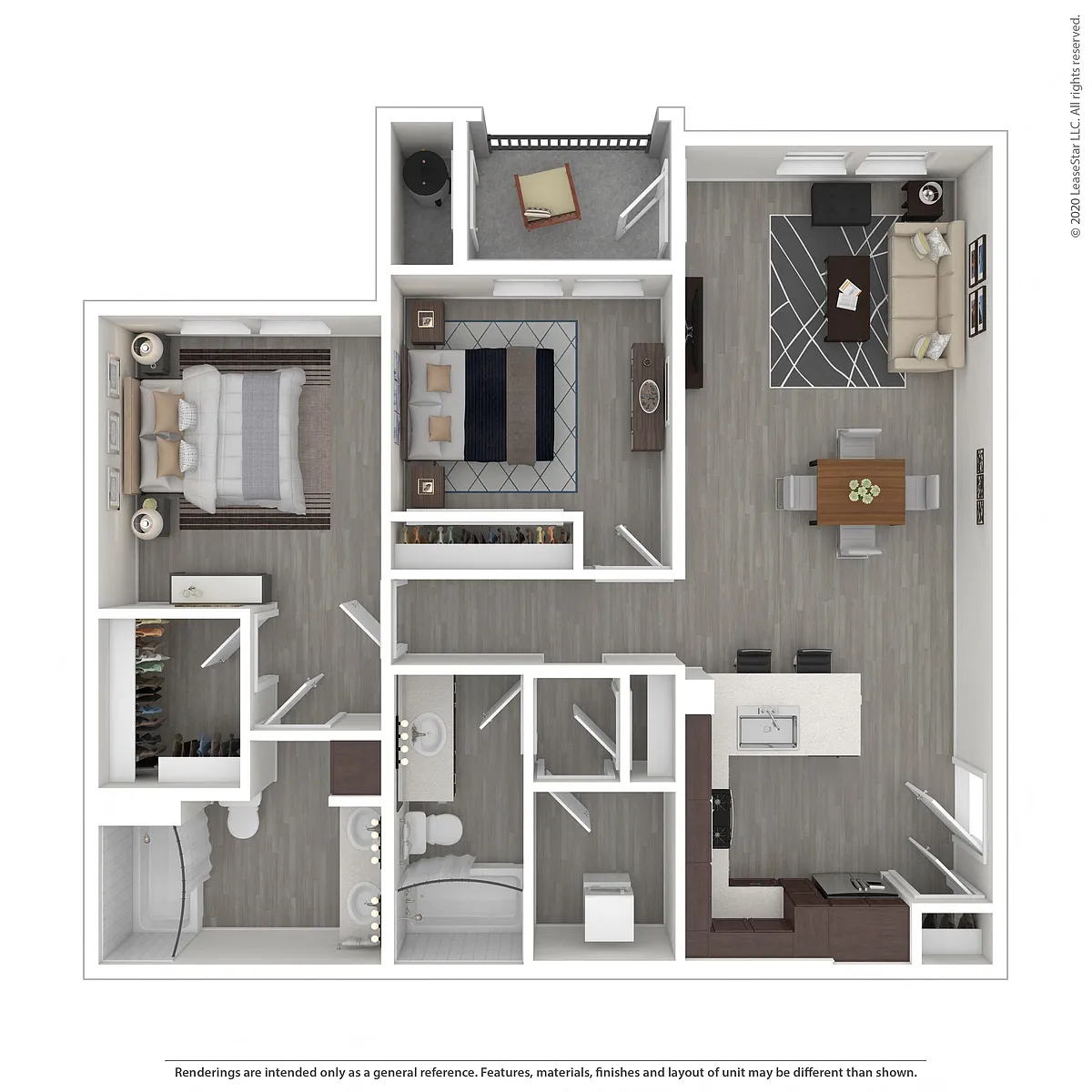 Floor plan mr2x2f