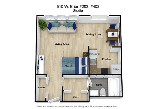 Floor plan Studio