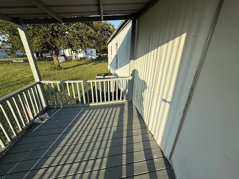 Back porch.