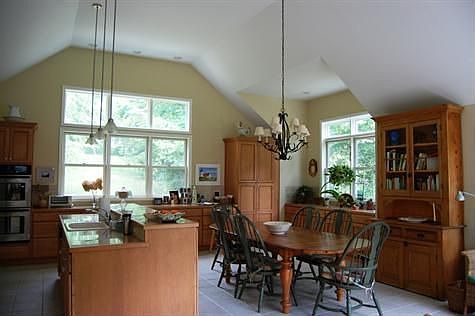 large open kitchen