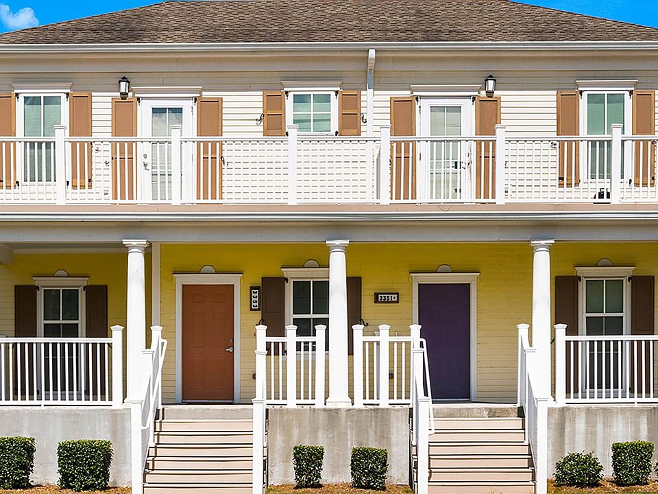 Exterior apartment building