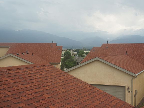 Mountain views from upstairs