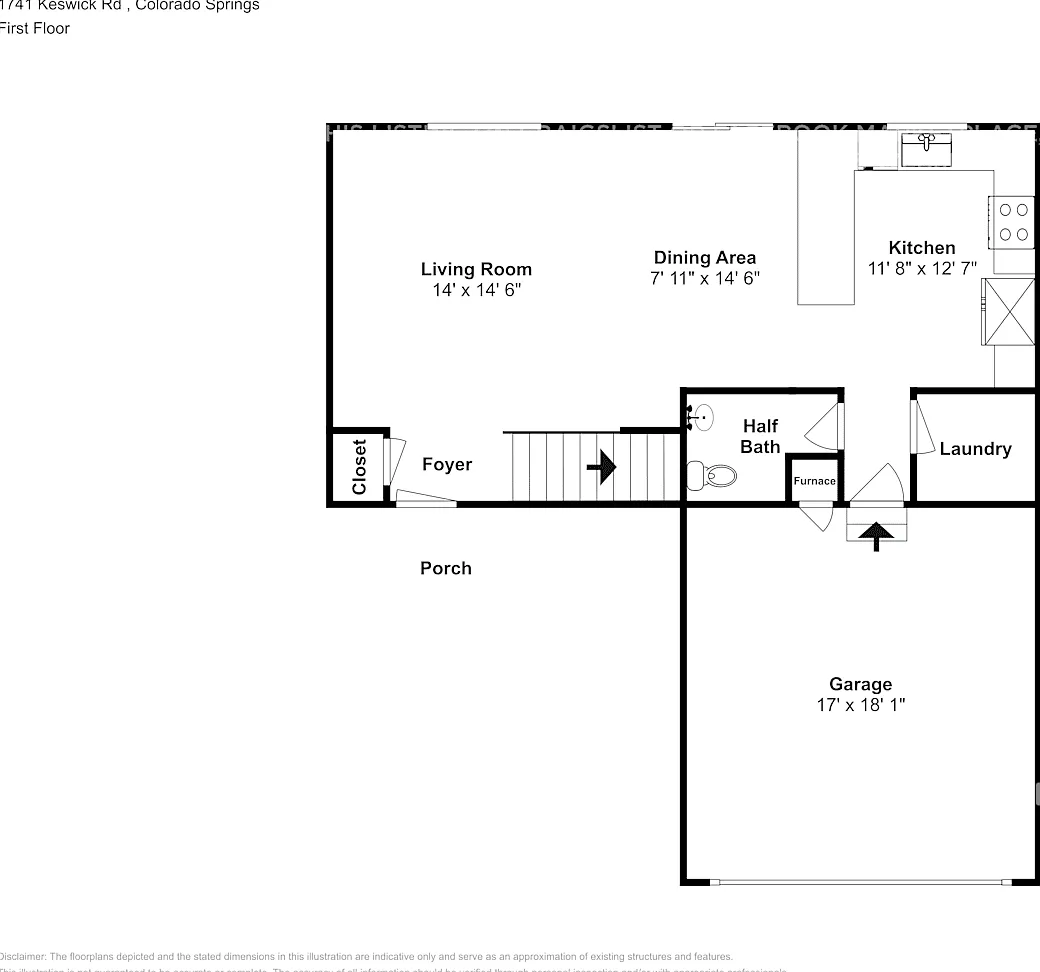1741 Keswick Rd Colorado Springs, CO 80906 — Photo 2