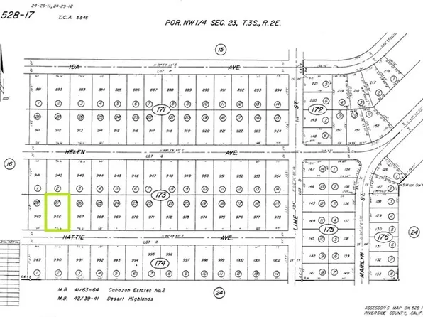 52817302 Hattie Ave Lot 966, Cabazon, CA 92230