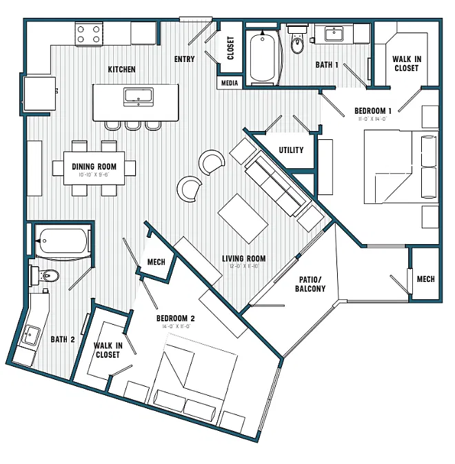 Floor plan D