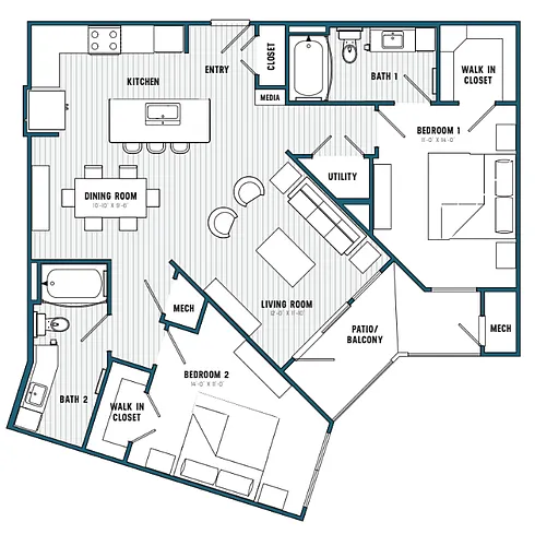 Floor plan D