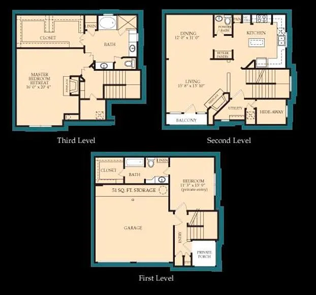 2 bed, 2.5 bath, 1957 sqft, $3,349 — Photo 4