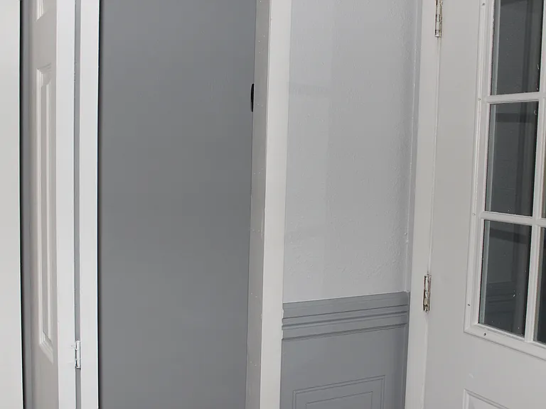 house closet opened