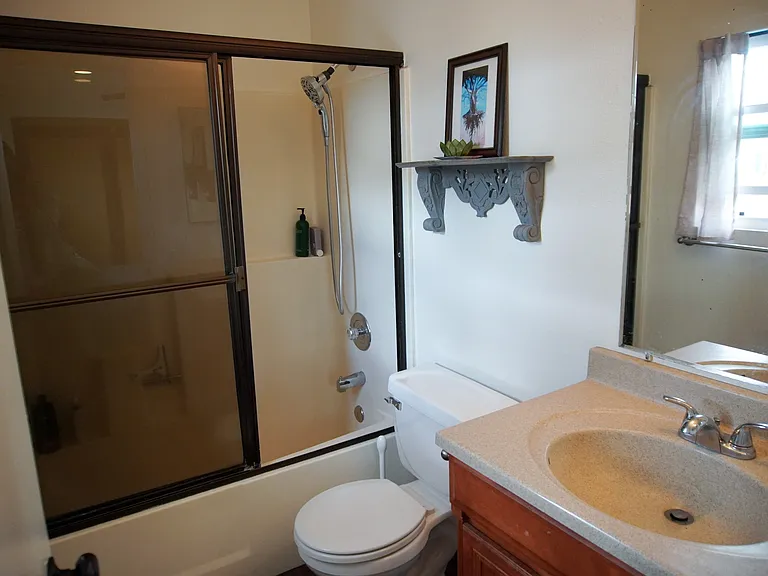 back bathroom in bedroom two