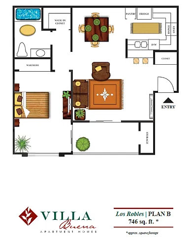 Floor plan Los Robles