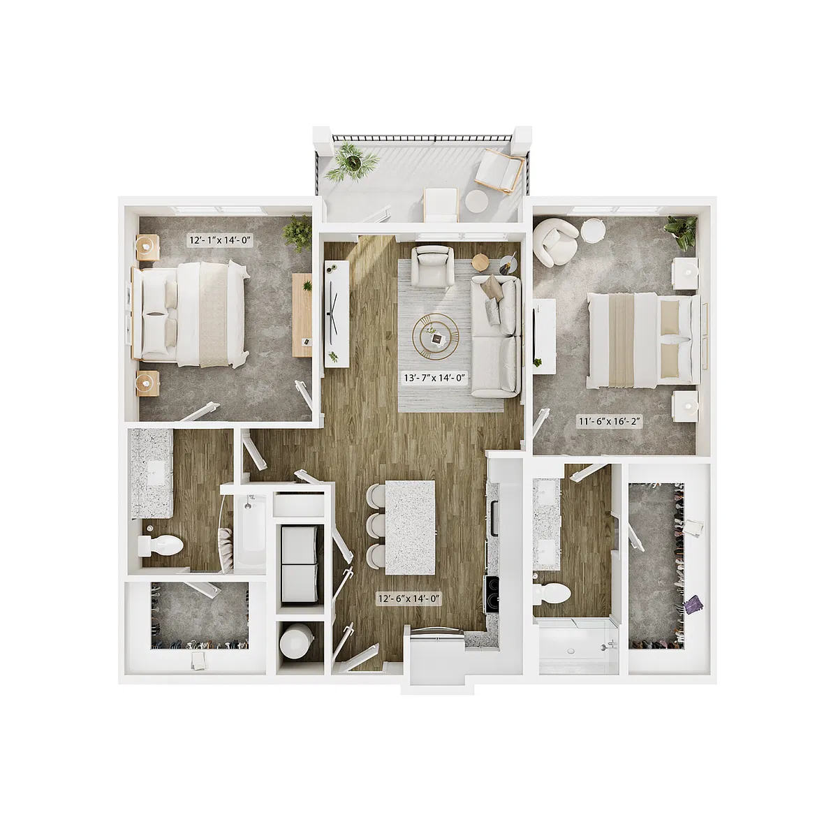 Floor plan B3