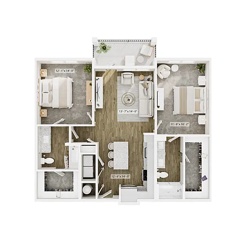Floor plan B3