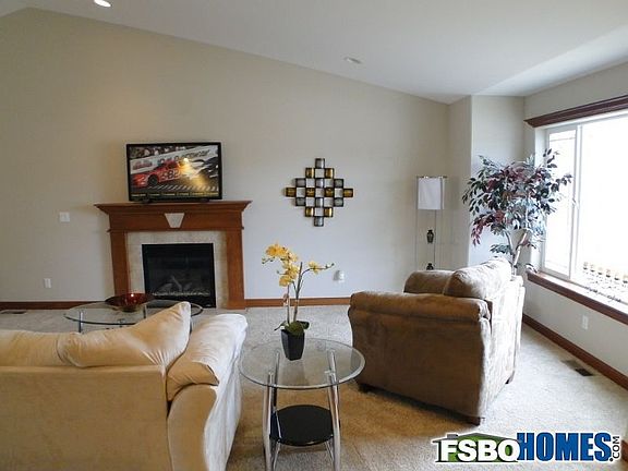 Living Room with Gas Fireplace