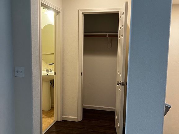 Closet and 1/2 bath next to the living room