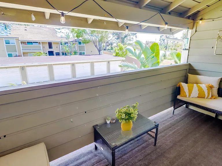 Here's a peaceful spot to enjoy meals together or to unwind after a busy day
