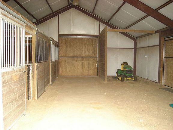 Inside of barn
