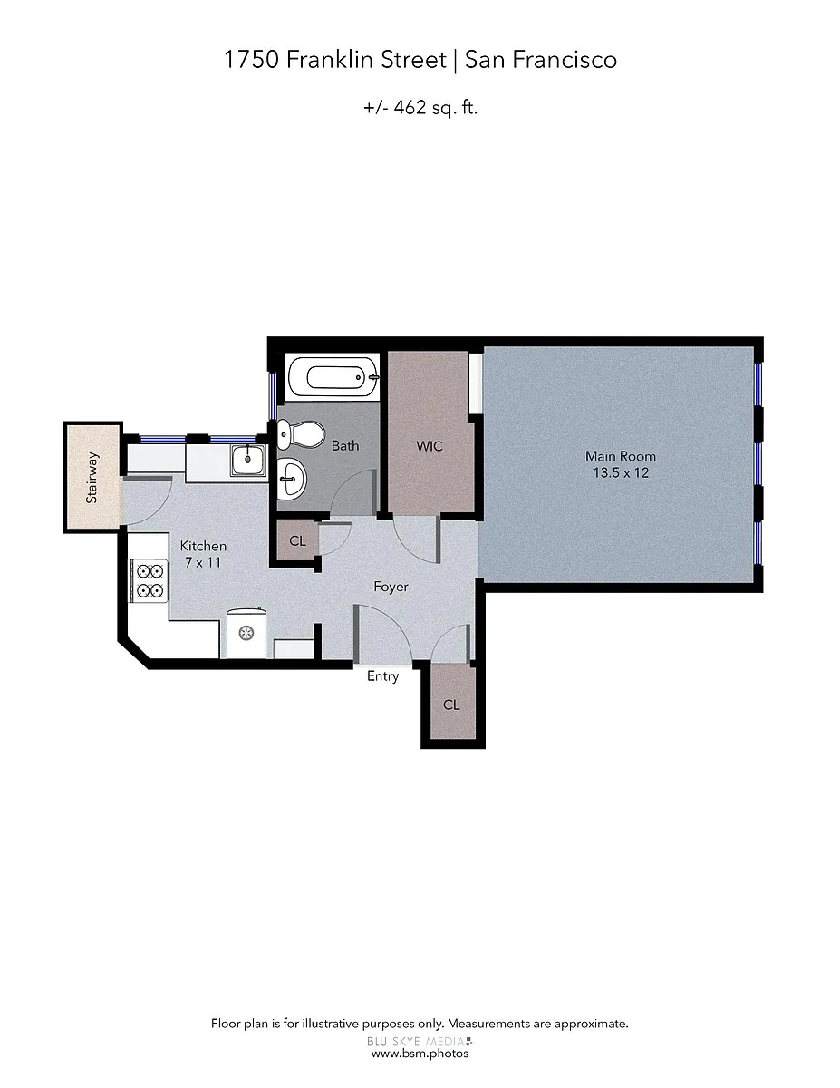 Floor plan Studio