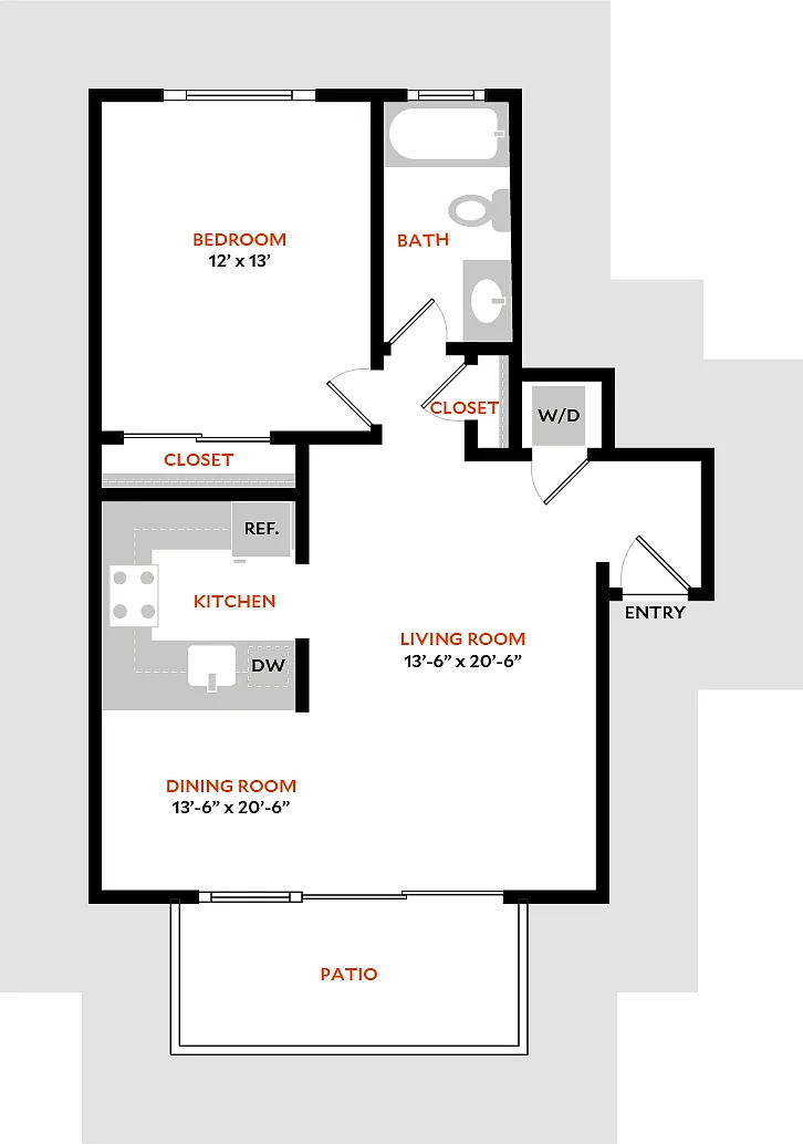 Floor plan Plan 1C