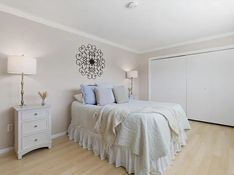 Guest Bedroom with closets.
