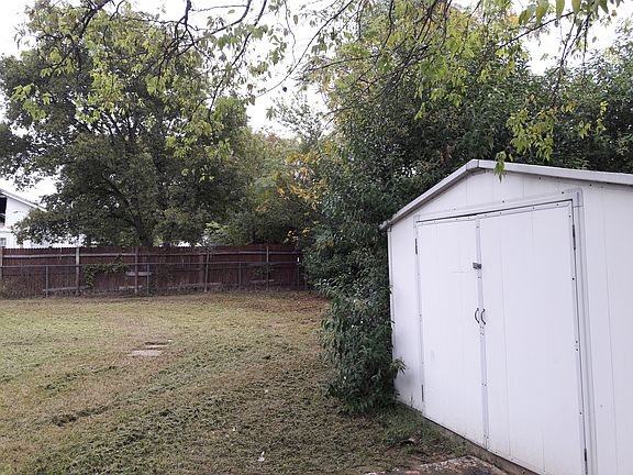 Big fenced in backyard