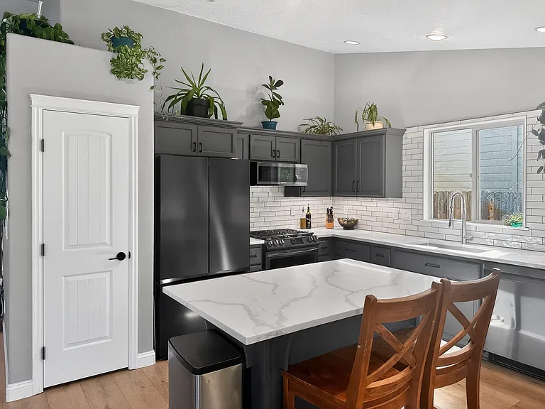 Remodeled kitchen