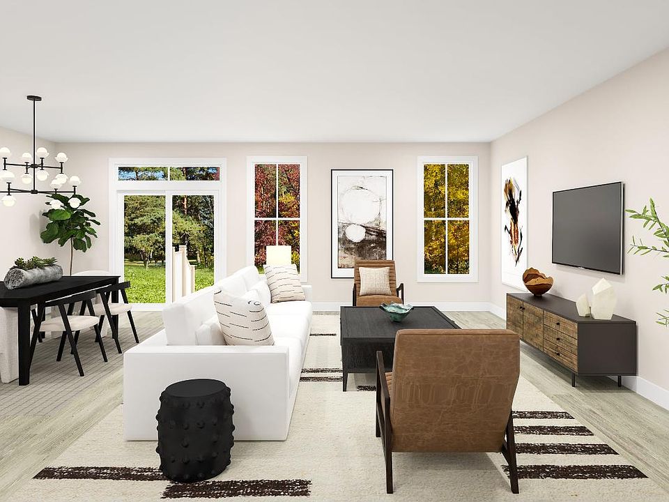 Spacious open-concept great room